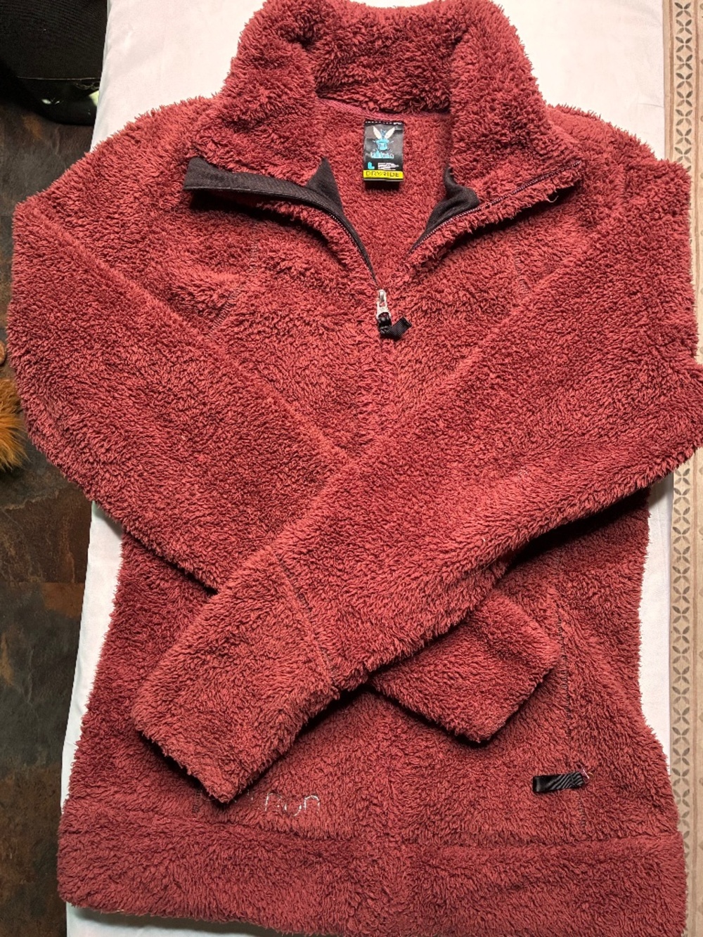 Burton Maroon Dry Ride Fleece